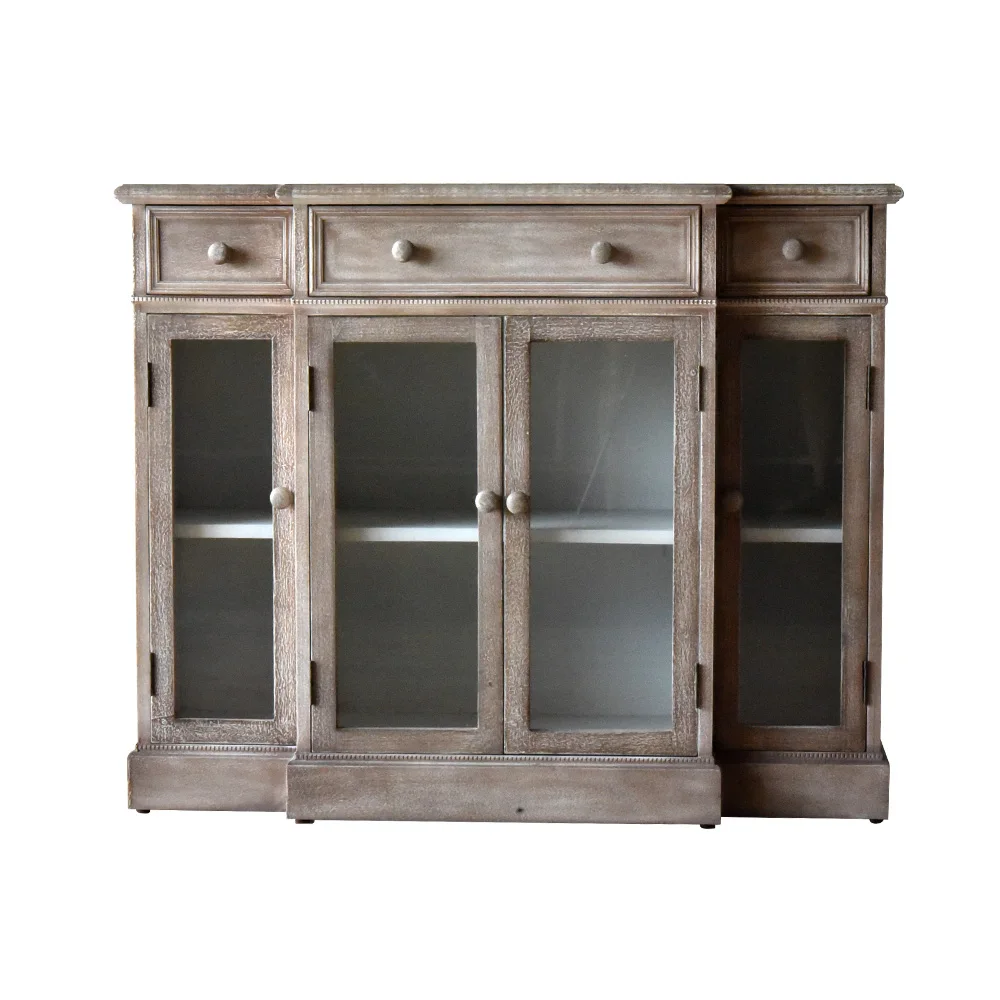 Clásico francés apenada consola gabinete/gabinete de almacenamiento