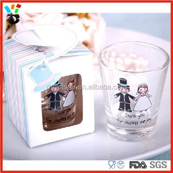Cute Souvenir Shot Gl Individual Gift Packaging Personalized Cute Souvenir Shot Gl Individual Gift Packaging Personalized Wedding Favor