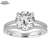 Latest zircon engagement couple Stylish wedding ring stainless steel men's and women's commitment ring