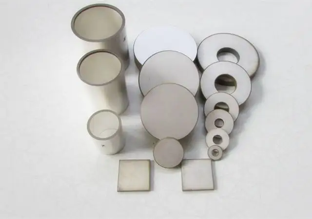 PZT ceramics conductive silver paste