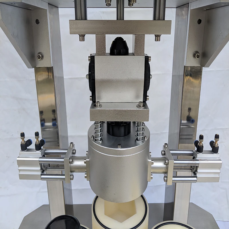 mzh-c 高品质真空封盖机,用于六角罐