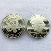 2018 New Design American Eagle and Donald Trump Gold Silver Metal Challenge Souvenir Coin