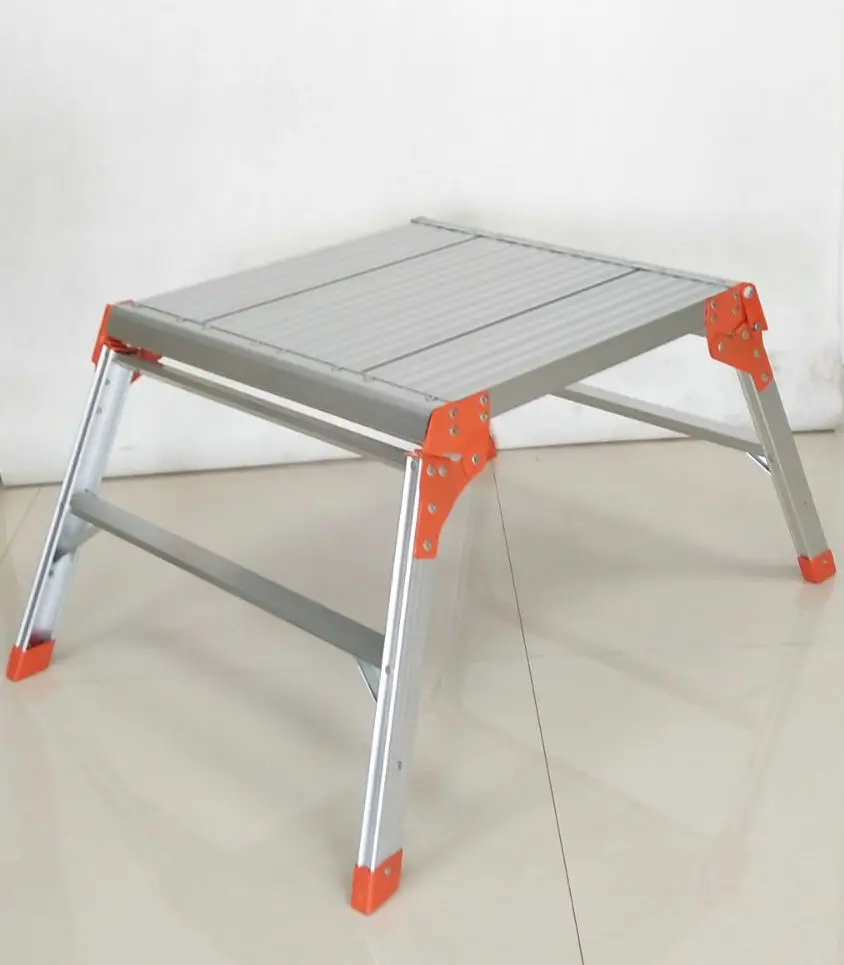 Hop Up Folding Chair One Step Wide Working Platform Car Washing Ladder