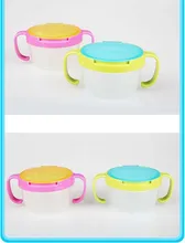 Infants Kid Spill Proof Bowl Dishes Tableware Baby Snack Bowl Food Container Feeding Children Assist Food