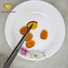 Fancy shape two flat cut champagne glass gemstone price