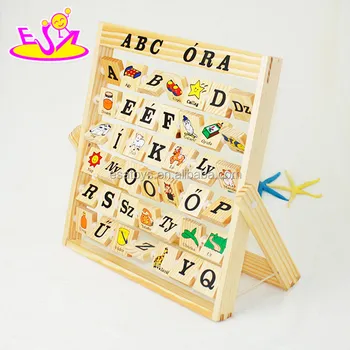 flip a block alphabet