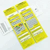 One day visit parking card gift vouchers UV printed business Scratch off card