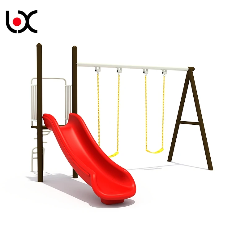 kids slide and swing set