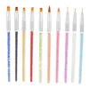 Hot Sale 10PCS Candy Color Nail Painting Brush