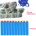 10000 PCS Crystal Bullets and 30 PCS EVA bullets Soft nerf gun bullet Kid toys Airsoft