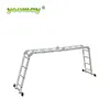 Brand new foldable step best aluminum ladder multi purpose with scaffold plates