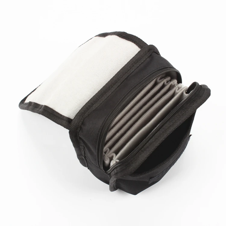 6pocket Camera Lens Filter Case For Circular Or Square Filters Belt