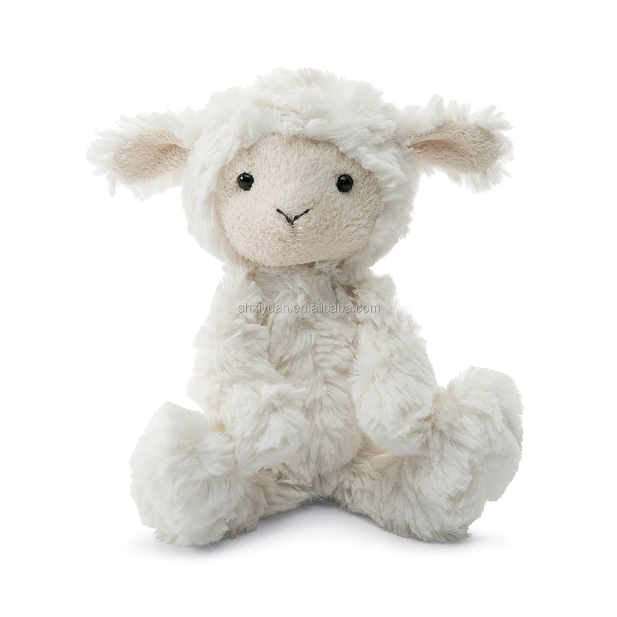 white lamb stuffed animal