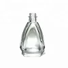 European mini size glass material unique bottle shape for own design spirit beverage vodka rum brandy glass bottle