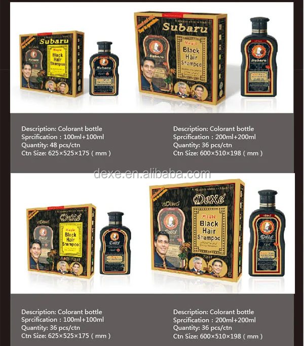 Natural Extract Shampoo Black Henna Hair Dye Brand Name Shampoos