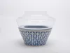 New products hand painted irregular vintage crystal Easter glass custom candle holder