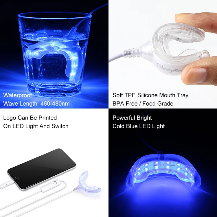 Wholesale Ce Teeth Whitening Products Cool Blue Light Home Use Professional Mobile Teeth