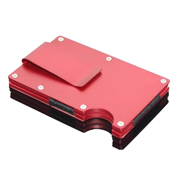 stainless steel aluminum business men metal cash clip holder bank cards wallet card holder rfid money - Money Clip Card Holder stainless steel aluminum business men metal cash clip holder bank cards wallet card holder rfid money - Money Clip Card Holder