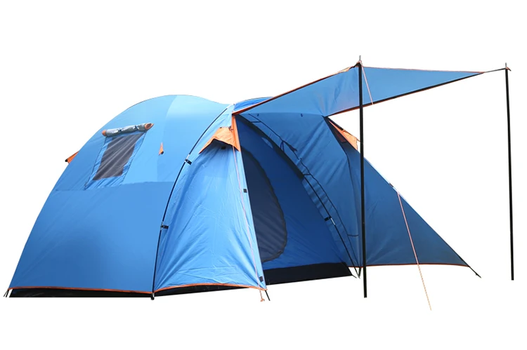 Durable 3-4 people with Vestibule Instant outdoor tent  camping family tent
