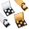 D&D 5 pcs Aluminium Alloy Travel Dices Table Game Poker Games Dices Set with Storage Box