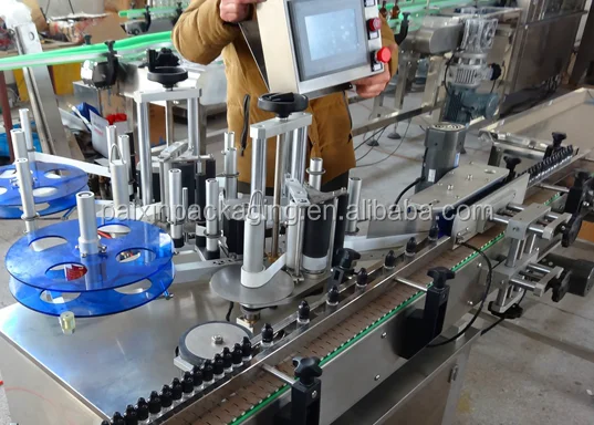 Labelling Sandar Machine Full Automatic Labeling Machine for Aerosols ,food Labelling System ...