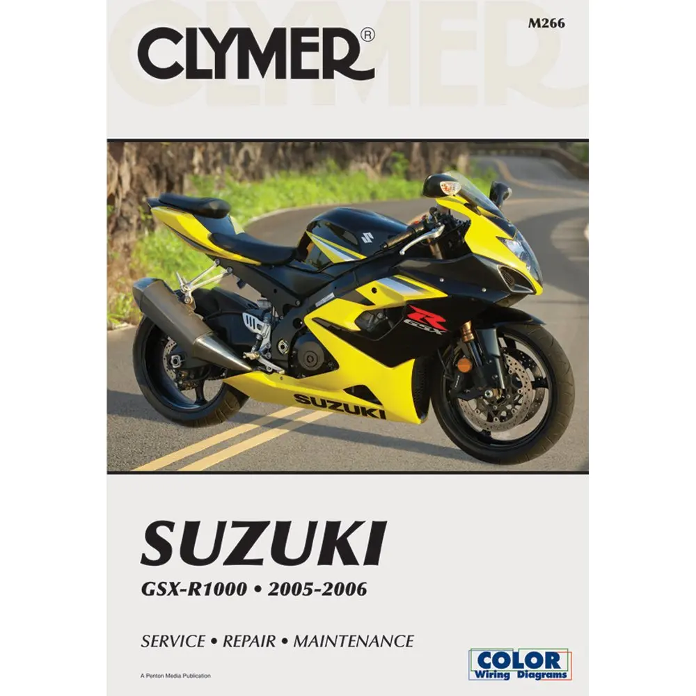 Clymer Repair Manual for Suzuki GSX-R1000 GSXR-1000 05-06