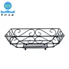 Scroll Black Wrought Iron Bread Basket For Fruits Pastries Muffins