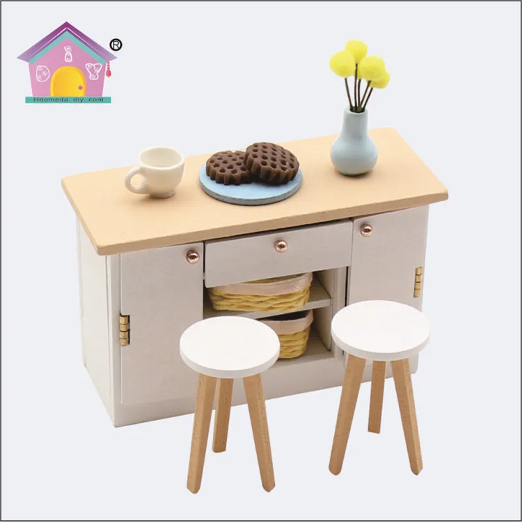 Wholesale Dollhouse Miniatures Furniture Miniature Wooden Dollhouse