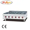 Stainless Steel Commercial gas stove bands/6 Burner Kitchen Gas Stove