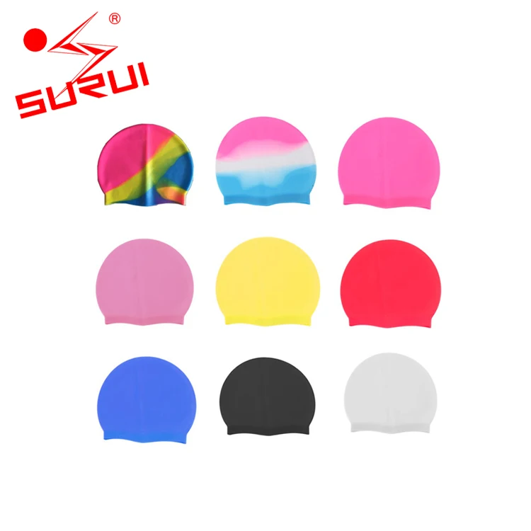 New Product Bright Colored Fashionable Swim Caps