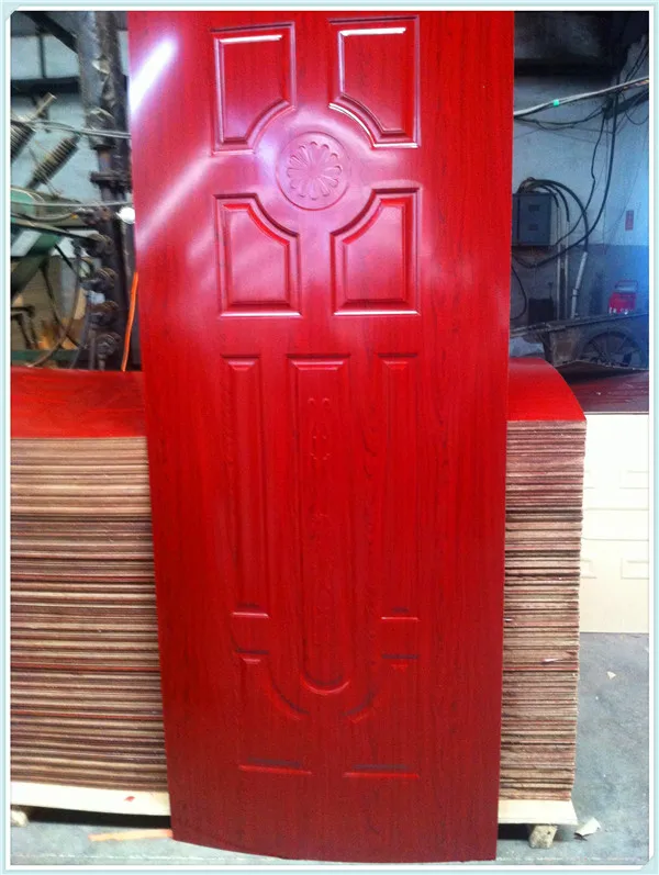 HDF door skin with veneer , melamine paper, or white primered