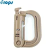 Tactical Backpack Edc Shackle Carabiner Plastic D Locking Carabiner Ring Hook