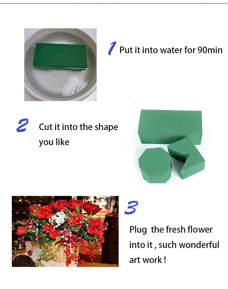 Floral Mud Foam For Diy Preserved Flower Arrangement Dried Flower Mud