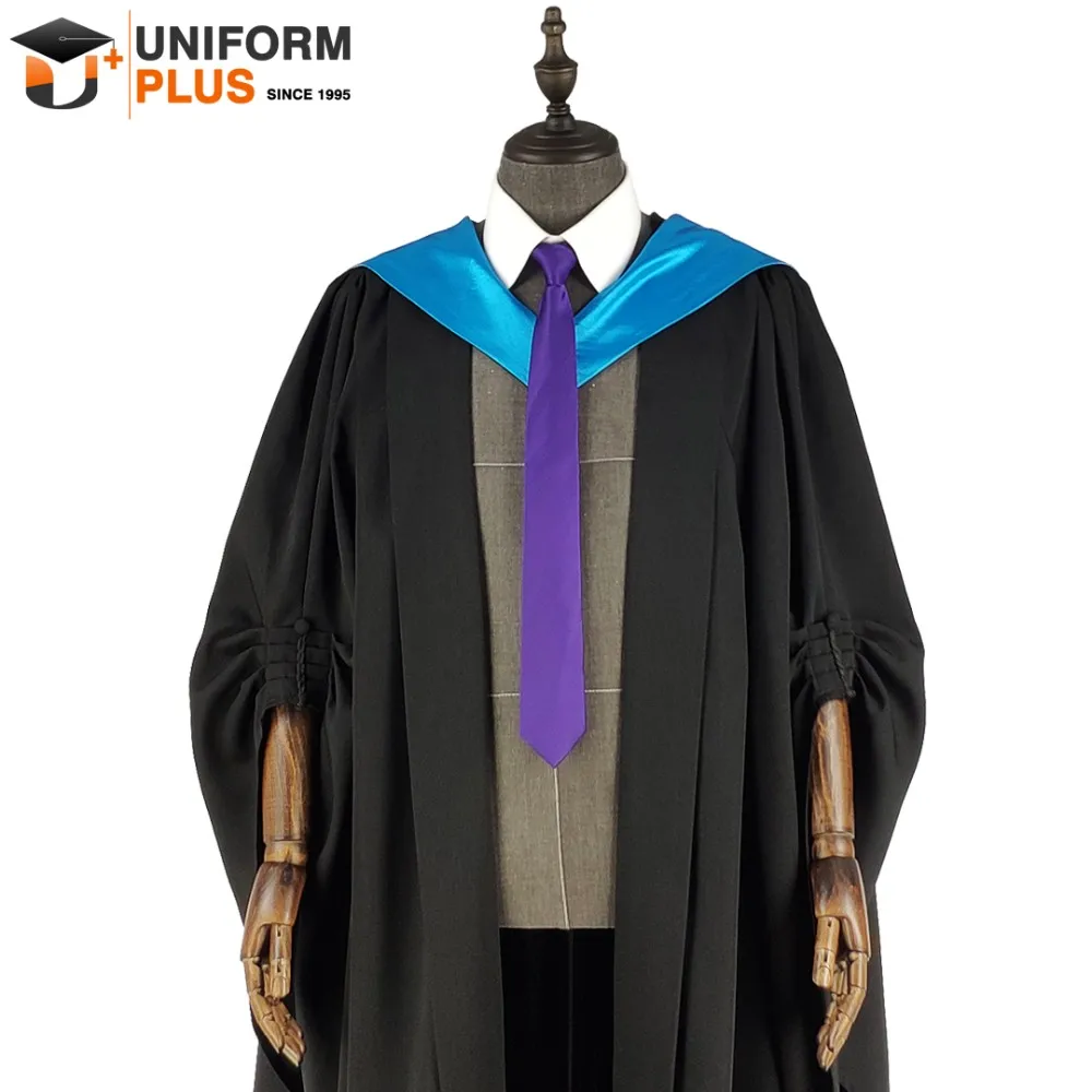 Pleated University Ceremony Graduation Uniforms With Gowns And Green ...