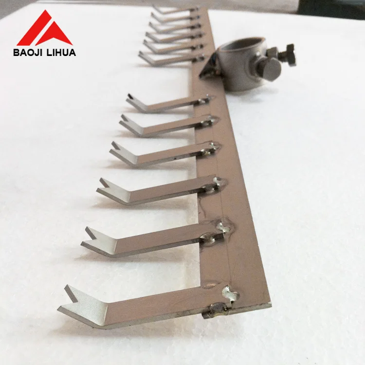 Gr2 Titanium Anodizing Jigs hook for Electroplating Painting Anodizing