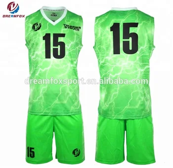 sublimation jersey design green