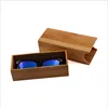 Wholesale fashion bamboo glasses pull box sunglasses box high-grade bamboo wooden square pull drawer sunglasses case