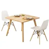 Modern Leg Wood Cheap Round Tables Base Mdf Restaurant Dining Table