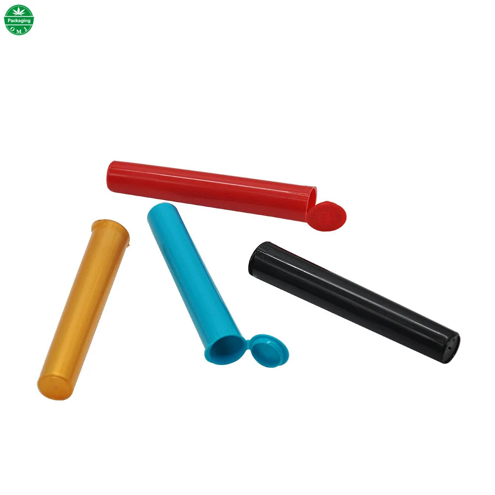 Flat Bottom Doob Tube Plastic Pop Top Vials For Pre Roll Packaging Buy Food Grade Doob Tube