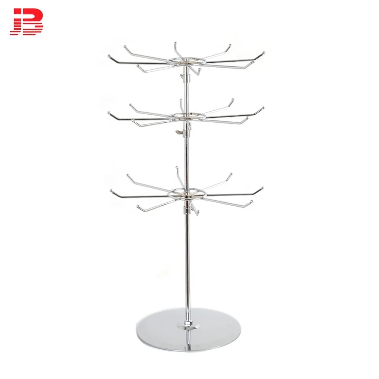 Metal hook display stands counter display hook hanging racks factory