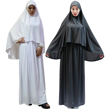 Cheap Black White Overhead Egyptian Abaya  Baju  Muslim 