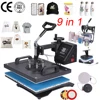Rubysub RB-N901 New Double Display 9 In 1 Combo Heat Press Machine Advanced Heat Transfer Machine for Mug/Cap/Tshirt