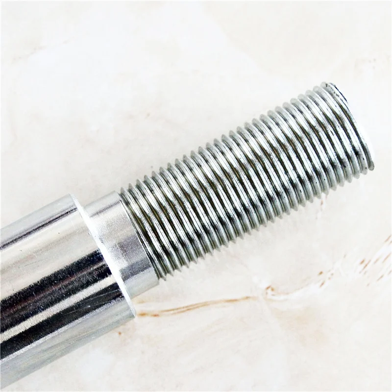 965mm Length Axles With 1inch Diameter 1/4" Keyway Stepped Threaded
