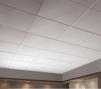 Pvc Laminated Gypsum Ceiling Tiles With Edge Taped Buy Pvc