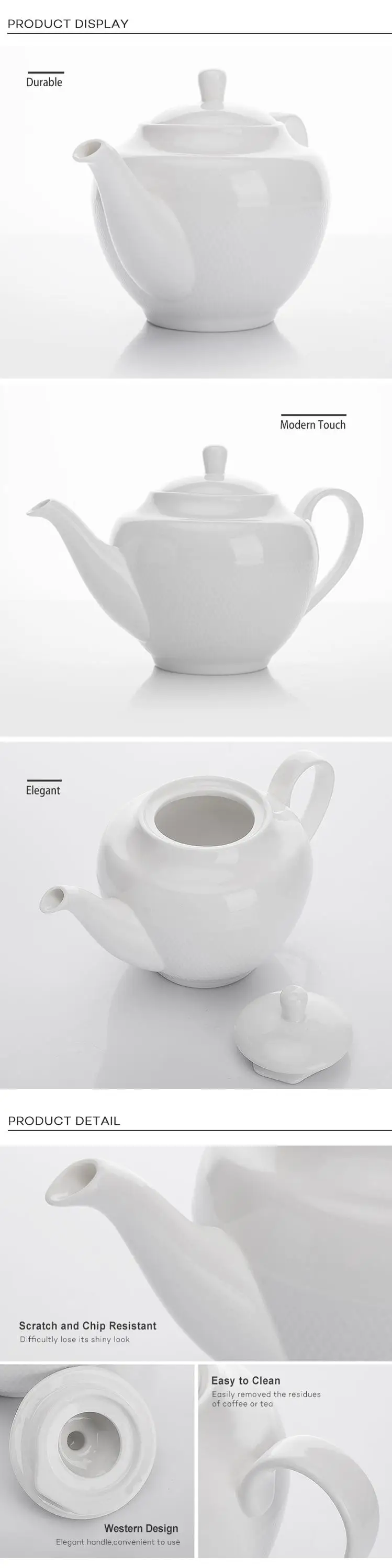 28ceramics Wholesale Hotel Ceramic Teapot Bulk,White Ceramic Tea Pot