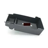 Car Accessories Interior Decorative ABS Central Armrest Storage Black Box Organizer For Ford Focus 2019