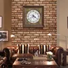 Square vintage gold moulding wall clock with picture frames wholesale