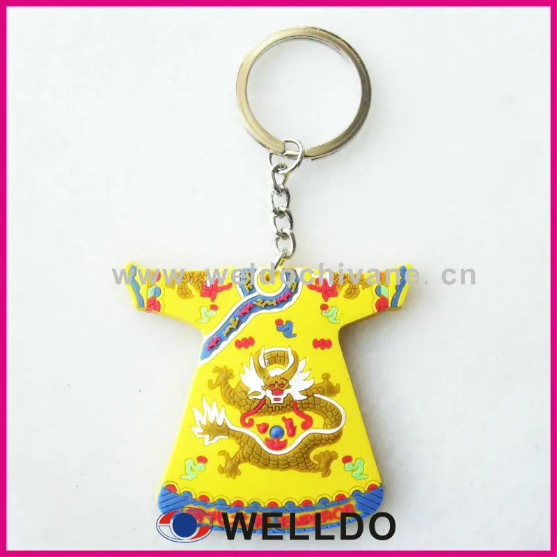 souvenir 3d soft pvc keyring