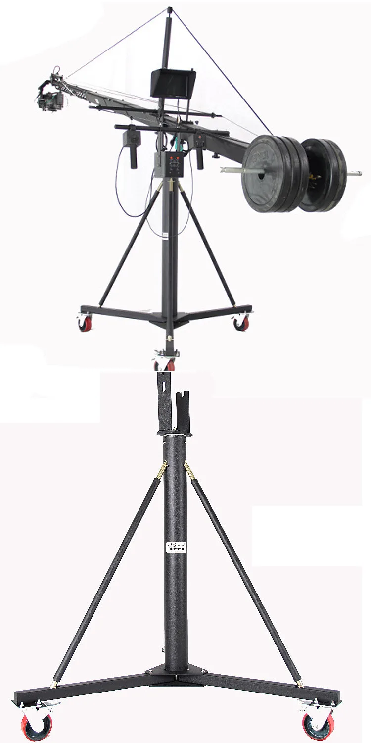 Professional Aluminium 8 M Long Electric Control Dv Firm Video Camera