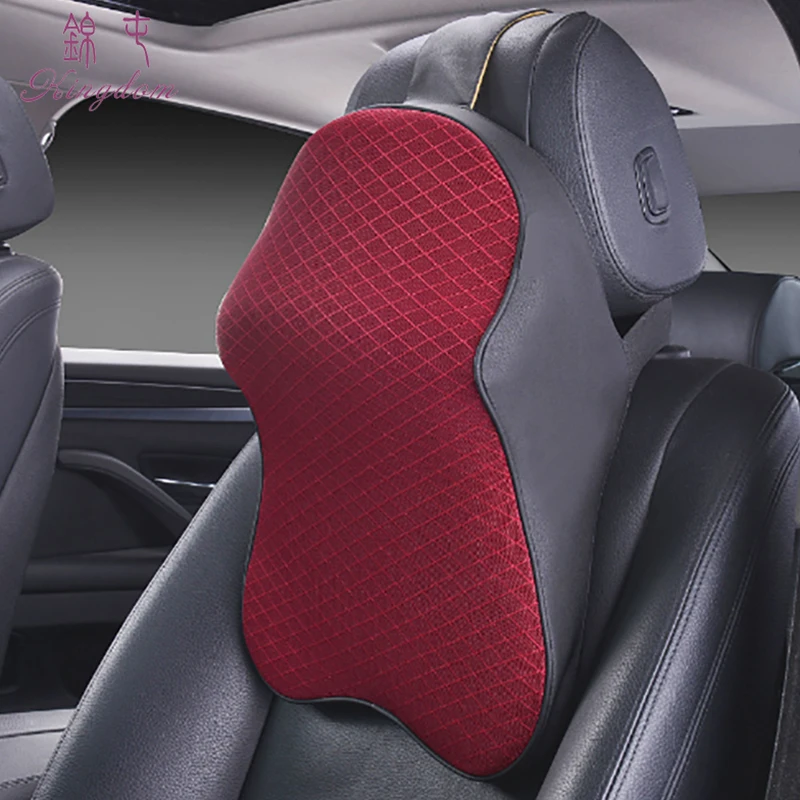 
Cusotme Wholesale Super Soft Car Seat Headrest Neck Support Pillow Memory Foam Waist Protected Cushion Relife Back Pain 